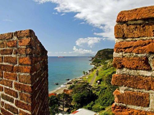 Fort Oranje looking at Saba